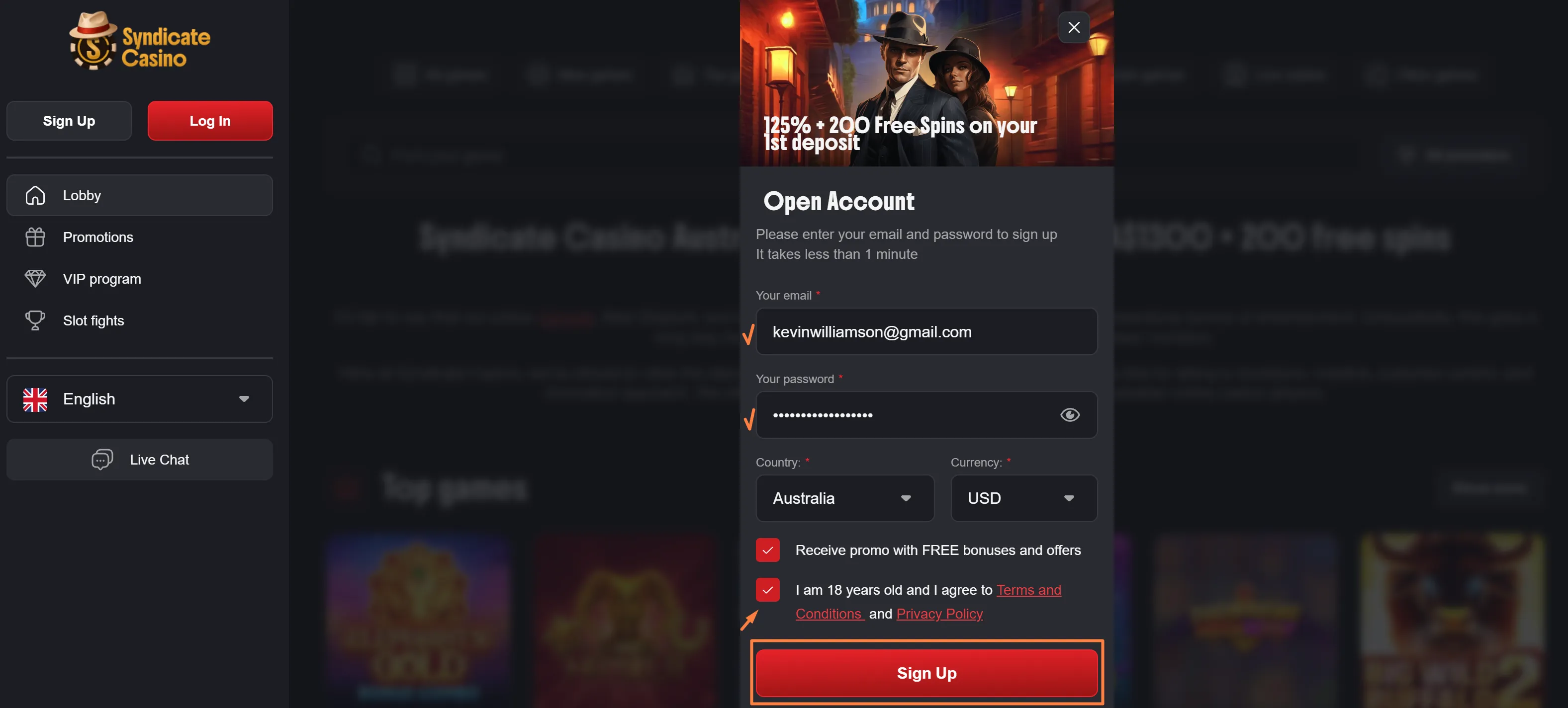 Creating Your Account