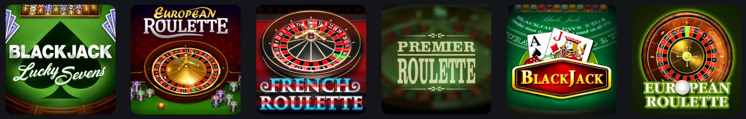 Table Games and Card Games